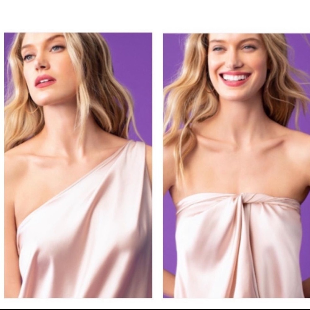 Ramy Brook Harriet 6-Way Halter Top in Mulberry. - Picture 8 of 9
